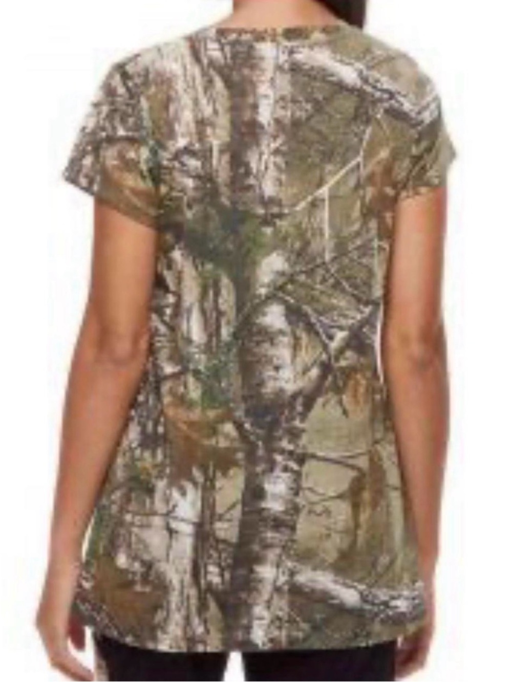 Realtree Camo Camouflage Hunting T-shirt Tee T Shirt Pine Deer Antler - Picture 2 of 5